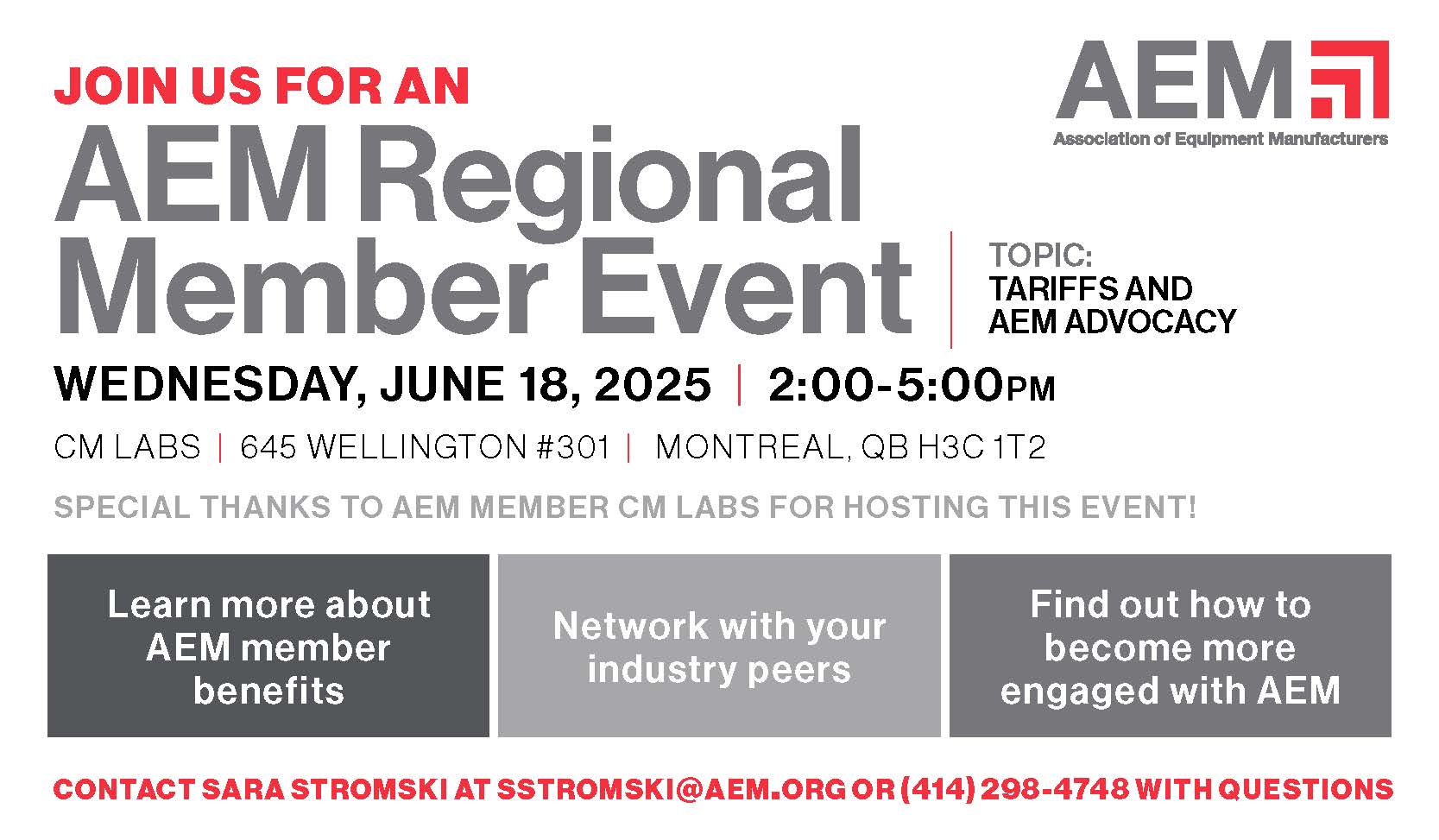 AEM Regional Member Event: CM Labs
